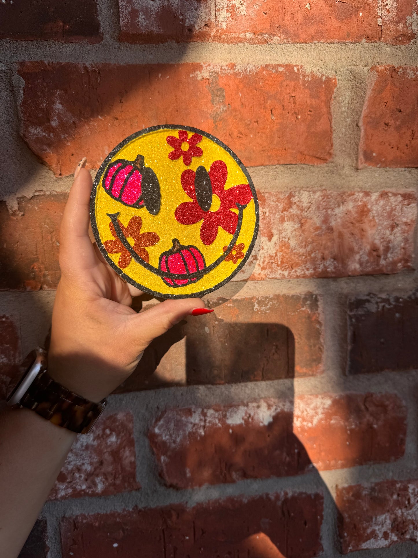 Smiley with Pumkins Freshie