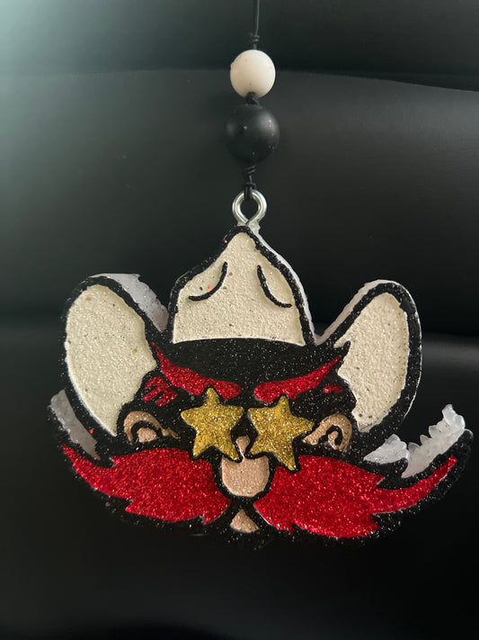 Texas Tech Raider Red Car Freshie